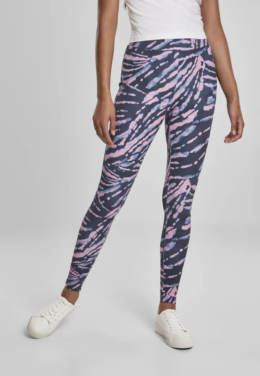 

Леггинсы URBAN CLASSICS "Женские женские леггинсы с высокой талией Urban Classics Tie Dye" (1 шт.), розовый