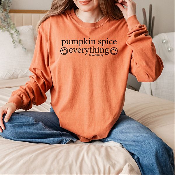

SWSmiley pumpkin spice everything - лонгслив с эффектом окрашивания Simply Sage Market, Yam