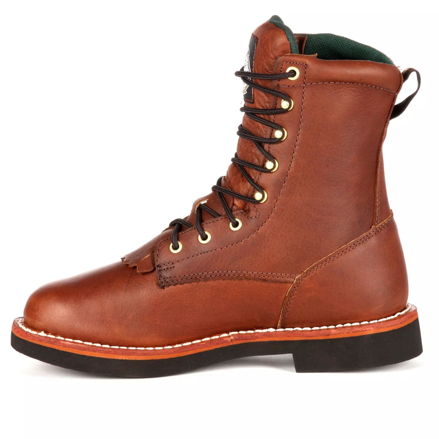 Мужские ботинки Georgia Boots Farm & Ranch Lacer размером 8 дюймов. Рабочие ботинки — фото 2