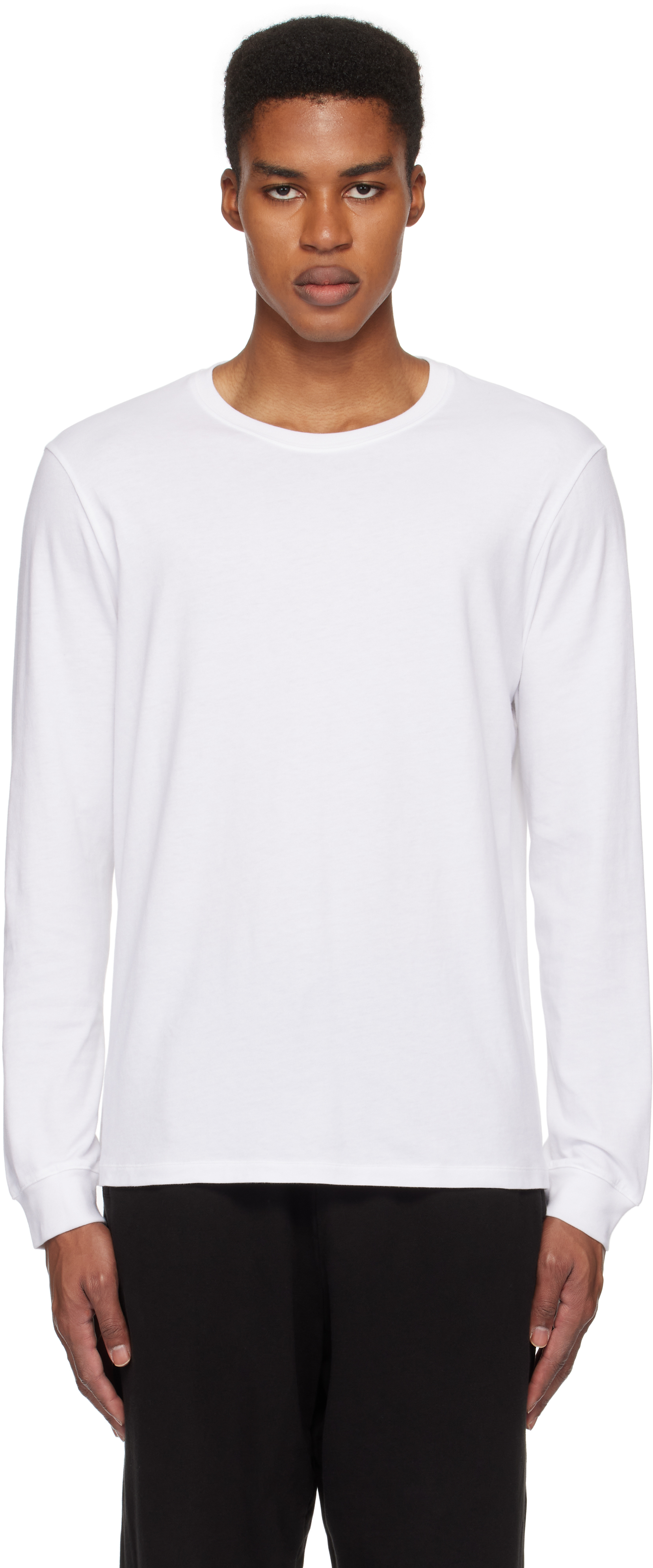 

Футболка KIM White KIM Cotton Classic с длинным рукавом SKIMS