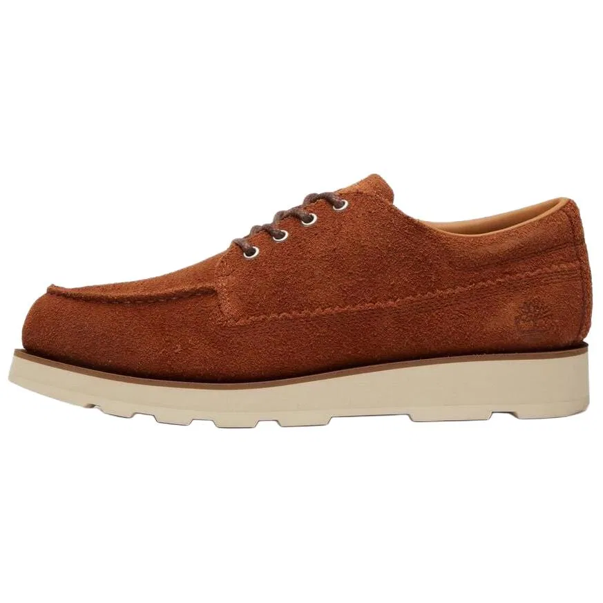 Casual кожаные туфли Timberland мужские карамельно-коричневые