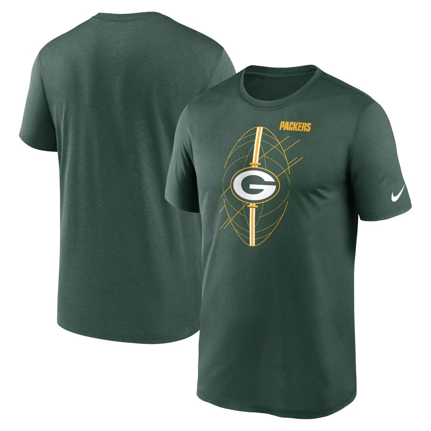 

Мужская зеленая футболка Green Bay Packers Legend Icon Performance Nike, Зеленый, Мужская зеленая футболка Green Bay Packers Legend Icon Performance Nike