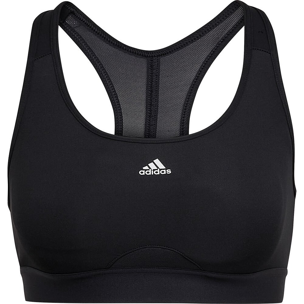 Спортивный бюстгальтер adidas Power MS PD, черный — фото 3
