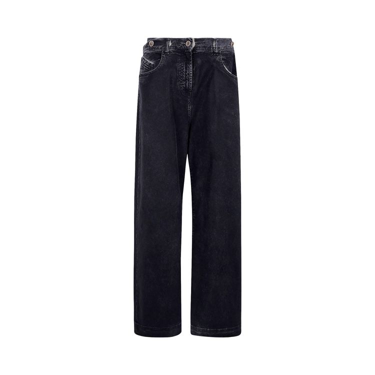 

Джинсы The Attico Wide Leg Jeans 'Navy Blue', синий
