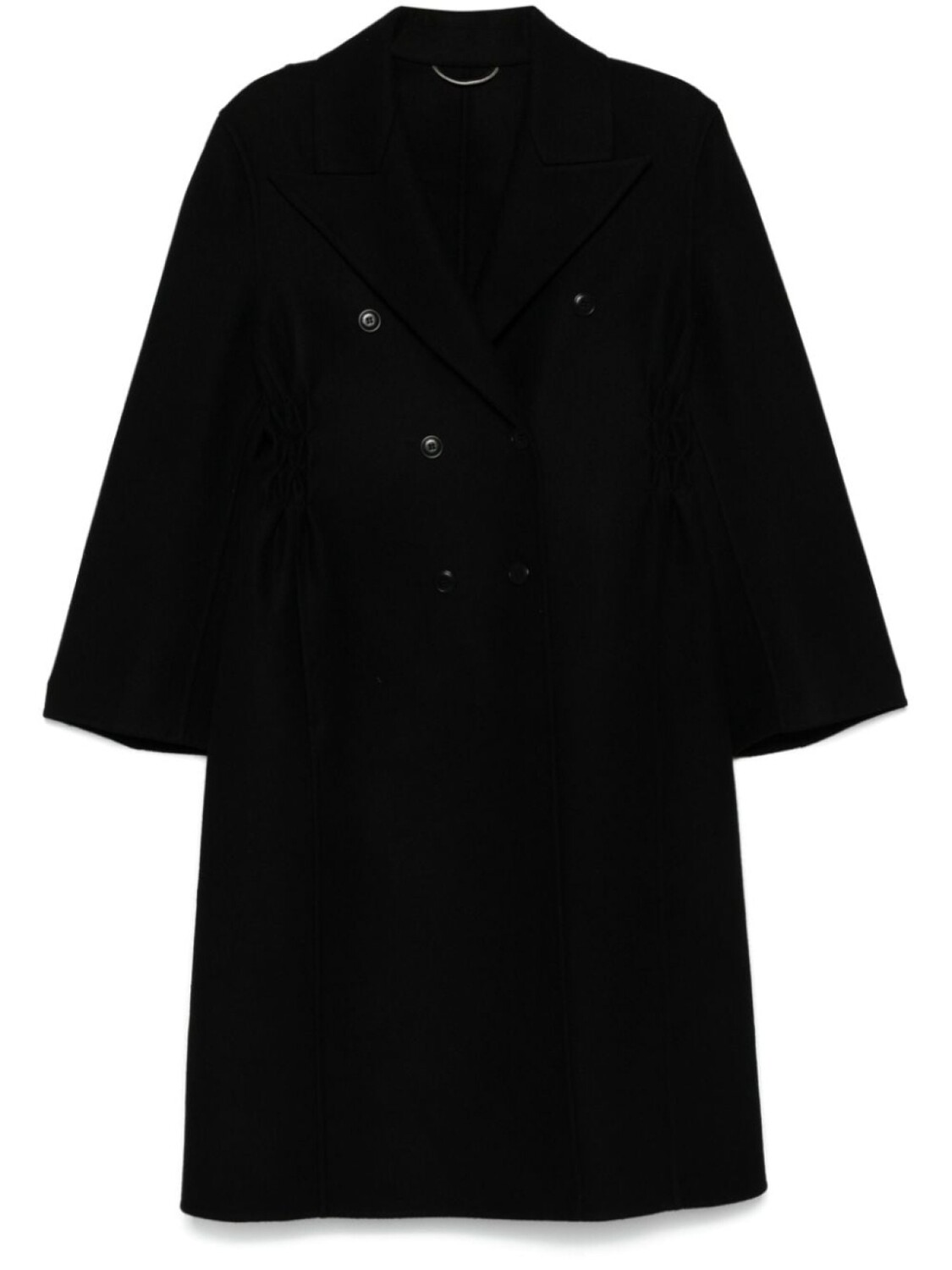 

Ermanno Scervino пальто с рюшами, черный