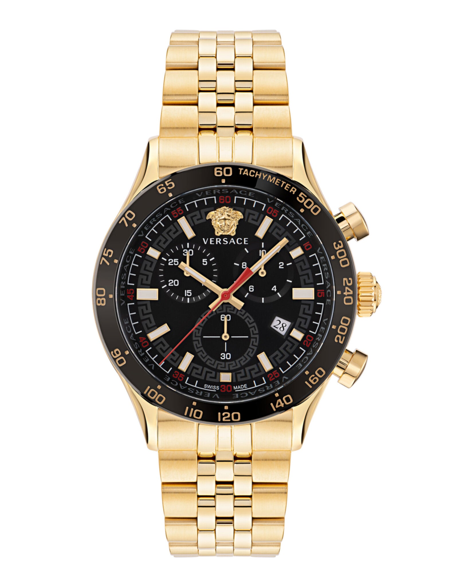 

Часы Hellenyium Chrono Versace, цвет gold/ip yellow gold/black