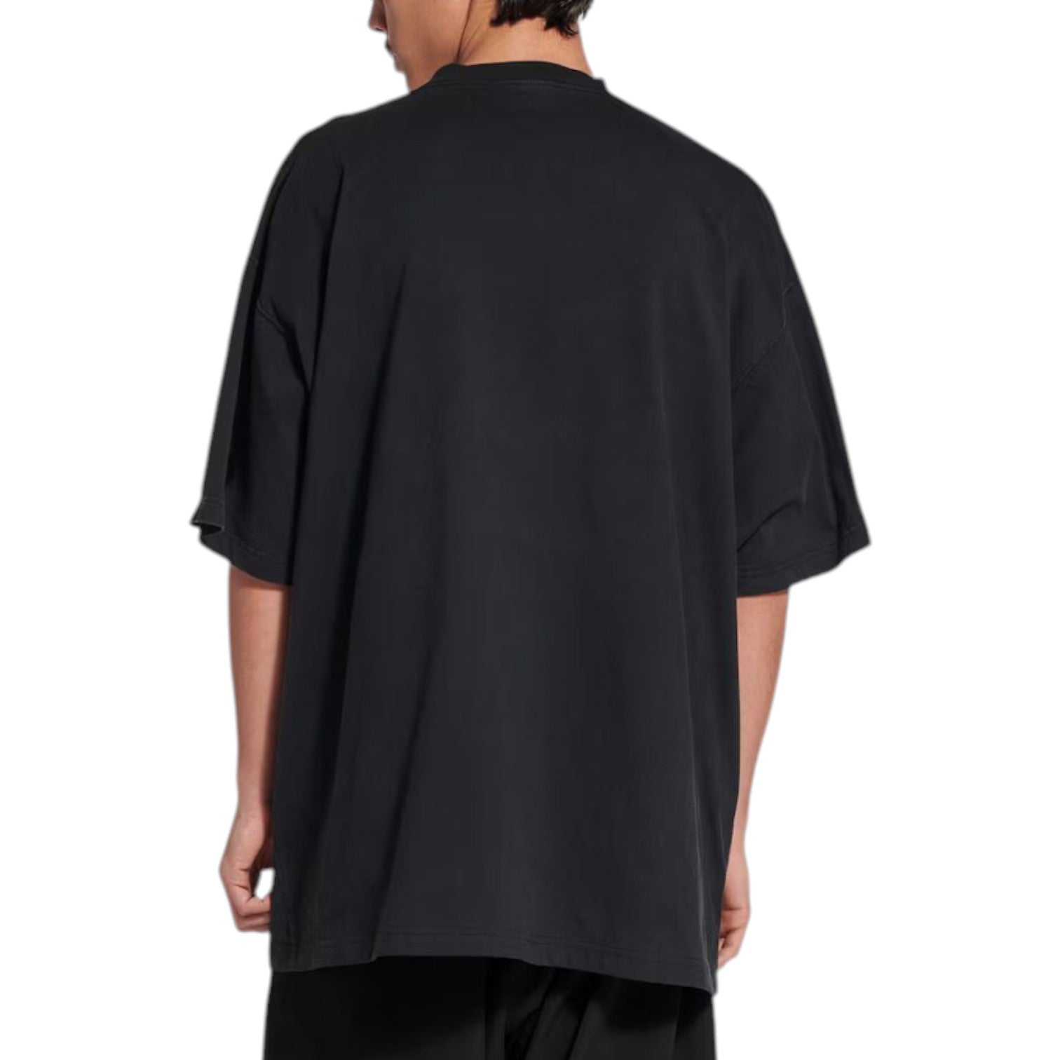 Футболка Balenciaga x Puma Oversized T-shirt 'Black Faded' — фото 4