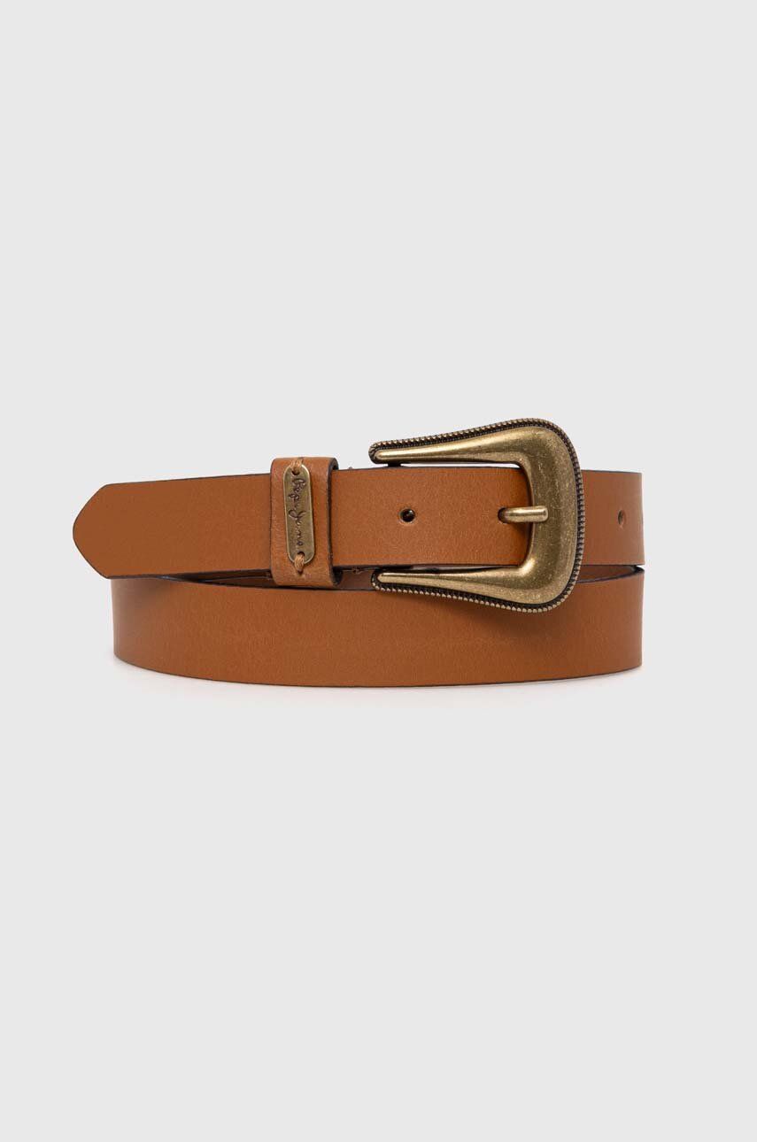 

Кожаный ремень Pepe Jeans MILDRED BELT, коричневый