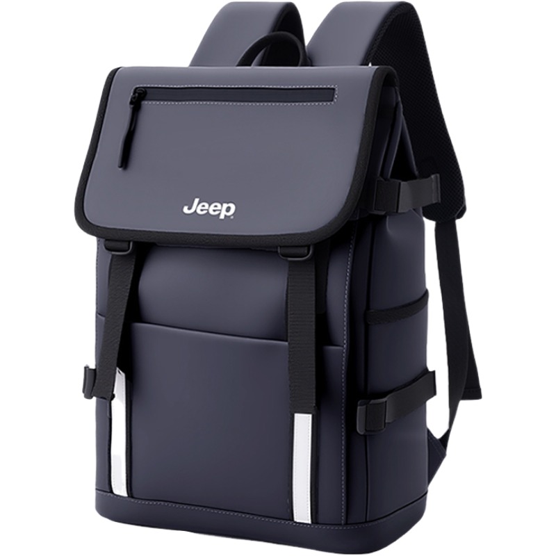

Jeep Сумка Oxford с кожаным покрытием Regular мужская черная