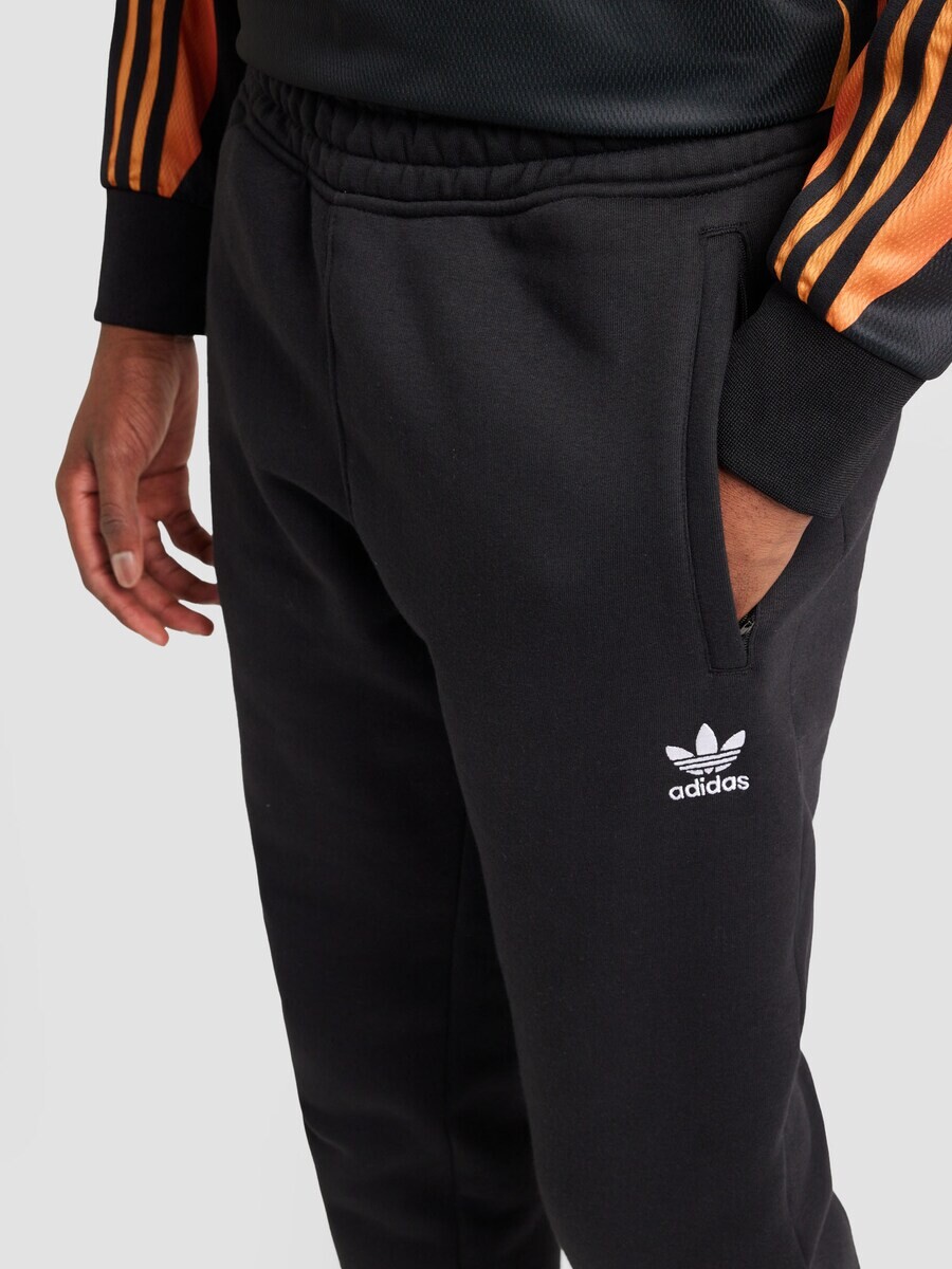 Зауженные брюки Adidas TREFOIL ESSENTIALS, черный — фото 3