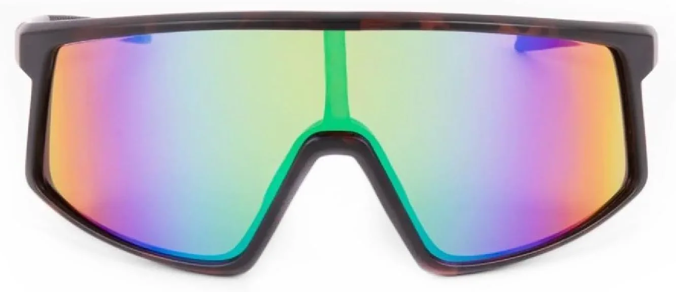 

Поляризованные спортивные солнцезащитные очки Optic Nerve Stone Cat – легкая оправа-щит, защита от УФ-излучения, антибликовое покрытие – унисекс, Matte Tortoise