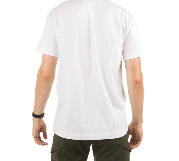 Футболка camouflage logo printing short sleeve tee 'white' Comme Des Garcons Play, белый — фото 3