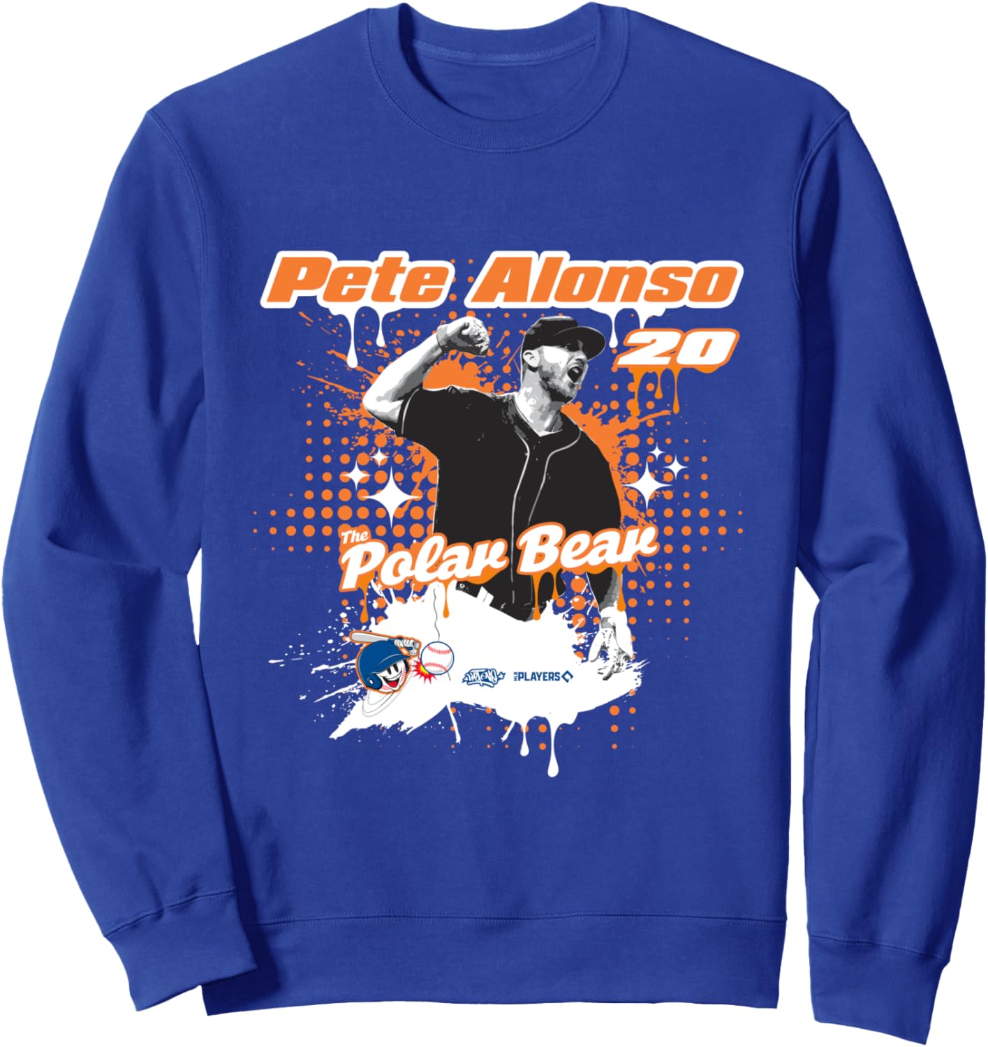 

Бейсбольная толстовка Пита Алонсо Нью-Йорк Бейсбол (1 шт.), синяя Ryno Sports