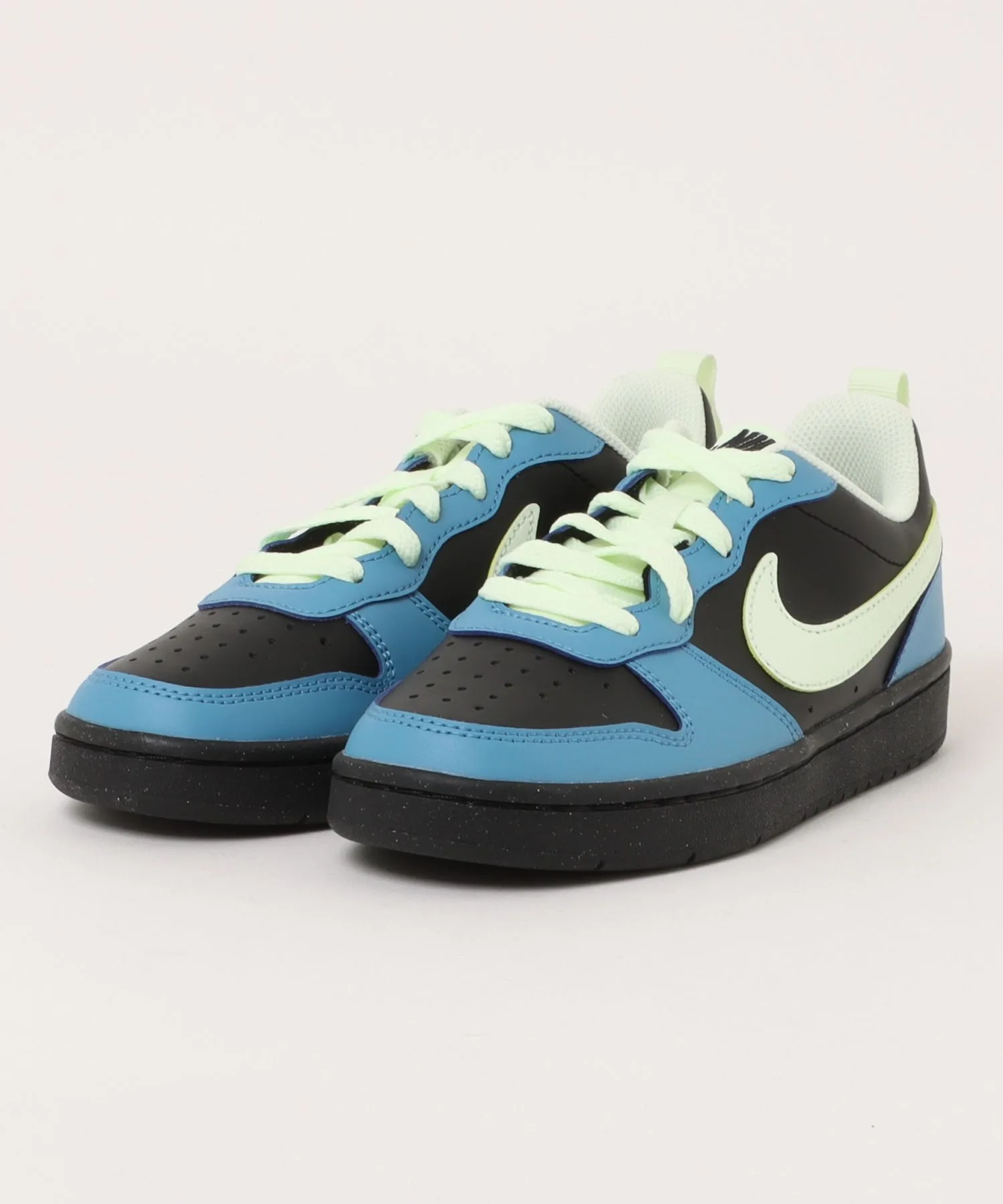 Детские кроссовки для бега Nike Court Borough Low Re-Craft GS черно-синие