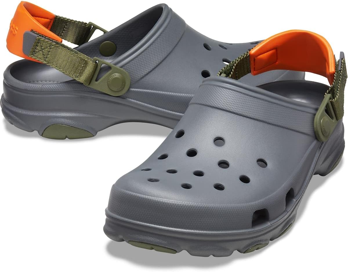 Классические универсальные сабо для взрослых и унисекс Crocs, серый — фото 3
