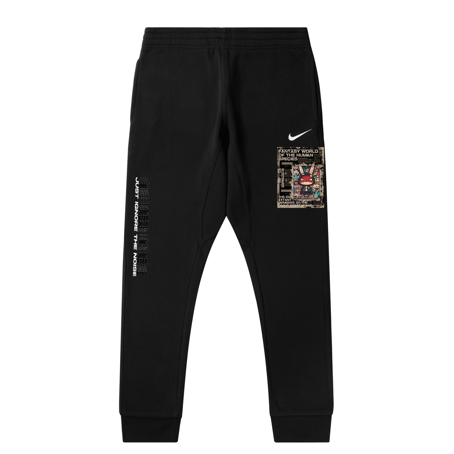 

Nike Вязаные спортивные штаны унисекс черный