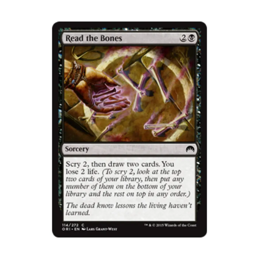 

CCG Прочитать кости (С), MTG - Magic Origins