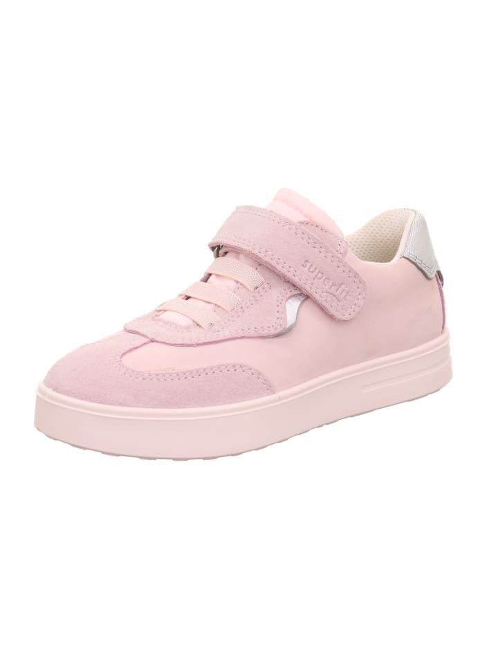 

Кроссовки на шнуровке superfit, цвет rosa/silber