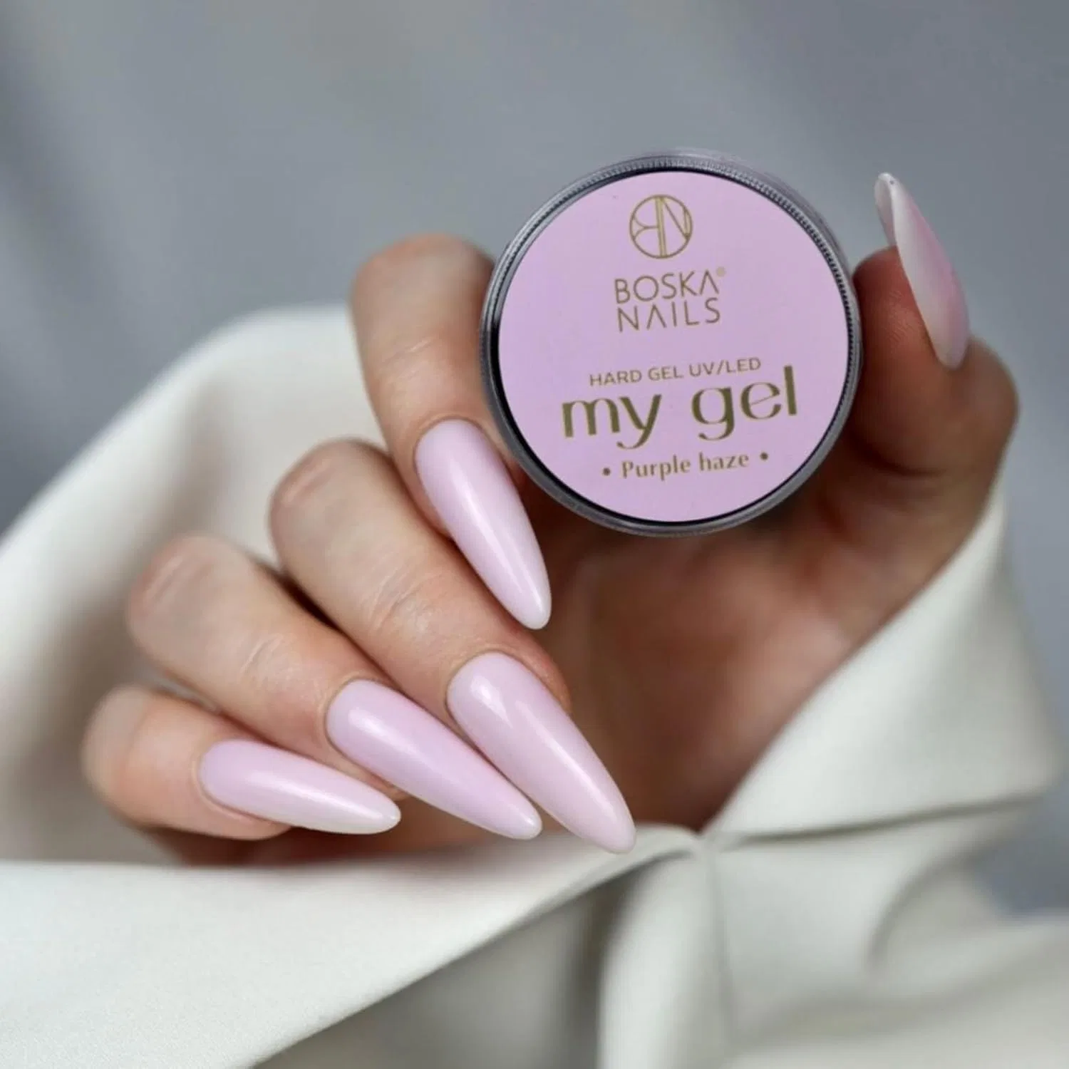 Гель для наращивания ногтей My Gel Purple Haze, 15 мл, фиолетовый Boska Nails, Purple Haze — фото 3