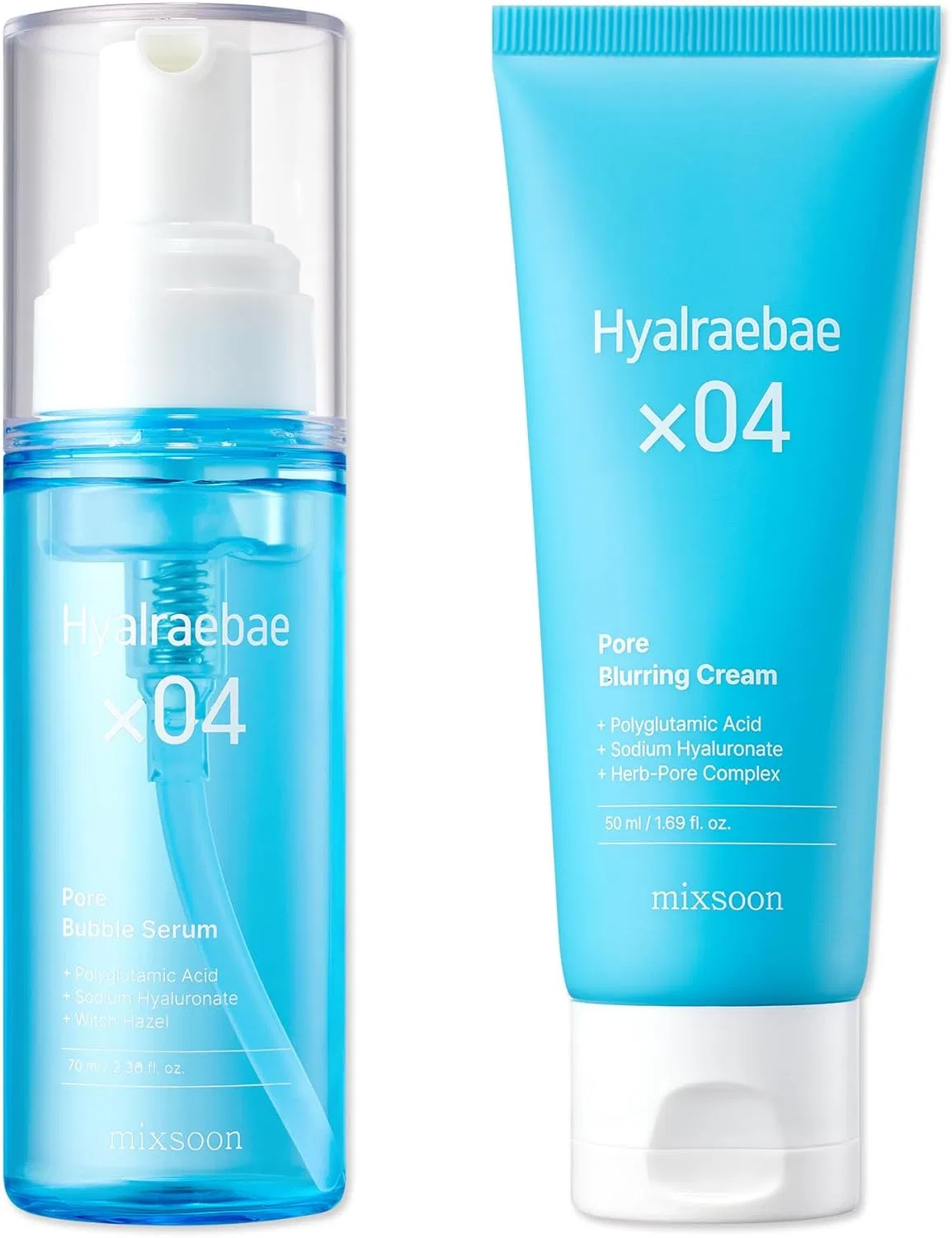 Набор для лица mixsoon Hear Revive Bubble Serum + Cream, увлажняющий