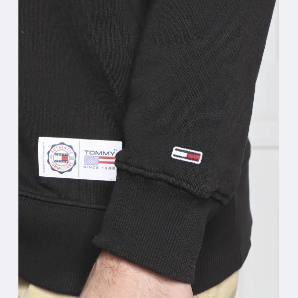 Спортивная толстовка стандартного кроя Tommy Hilfiger, черный — фото 2