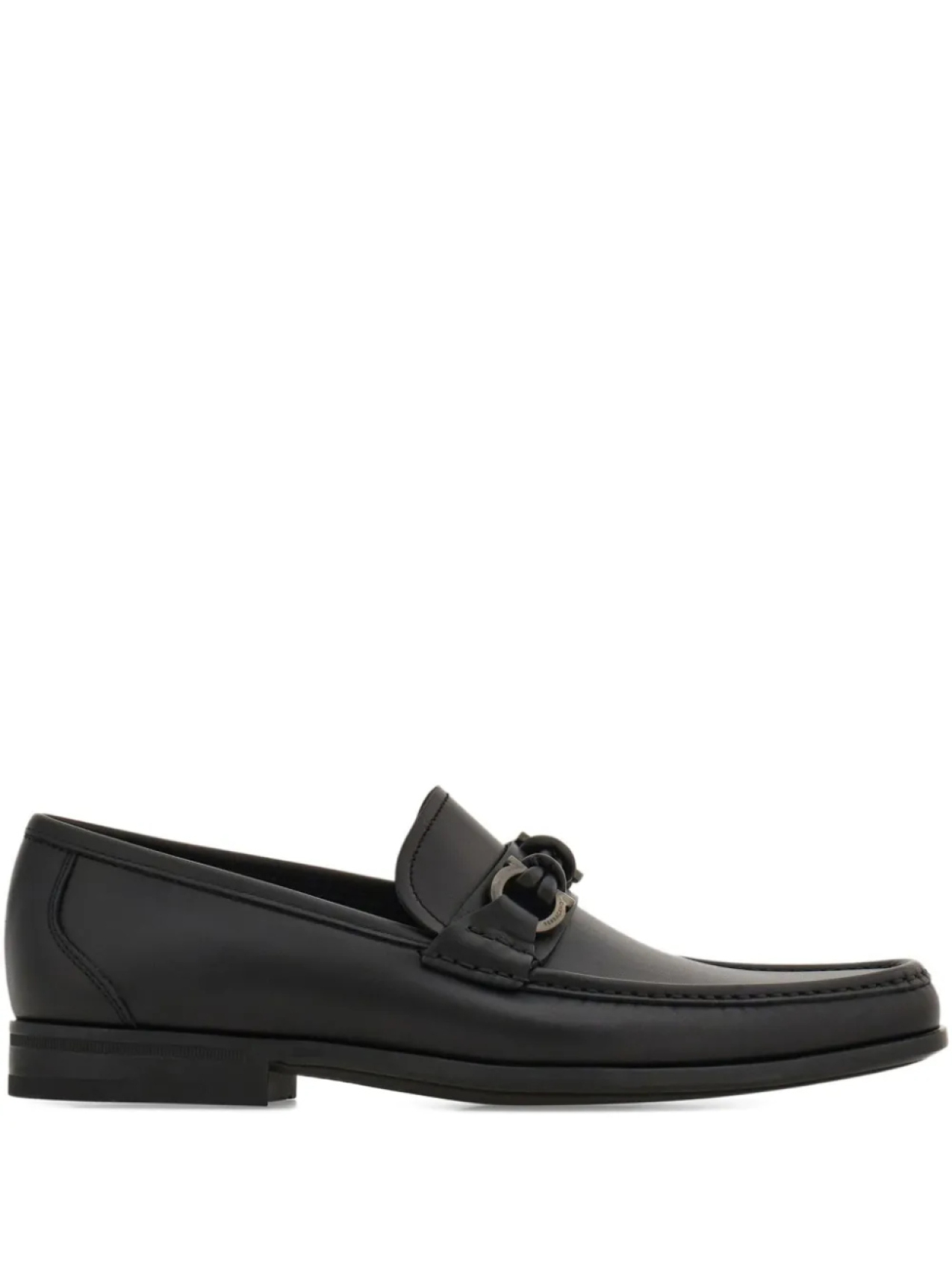 

Ferragamo лоферы с декором Gancini, черный