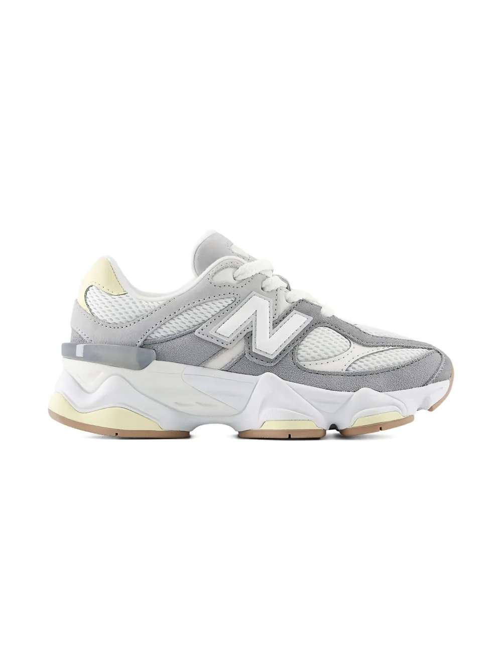 Кроссовки 9060 v1 PS "Sea Salt" New Balance Kids, серый — фото 2