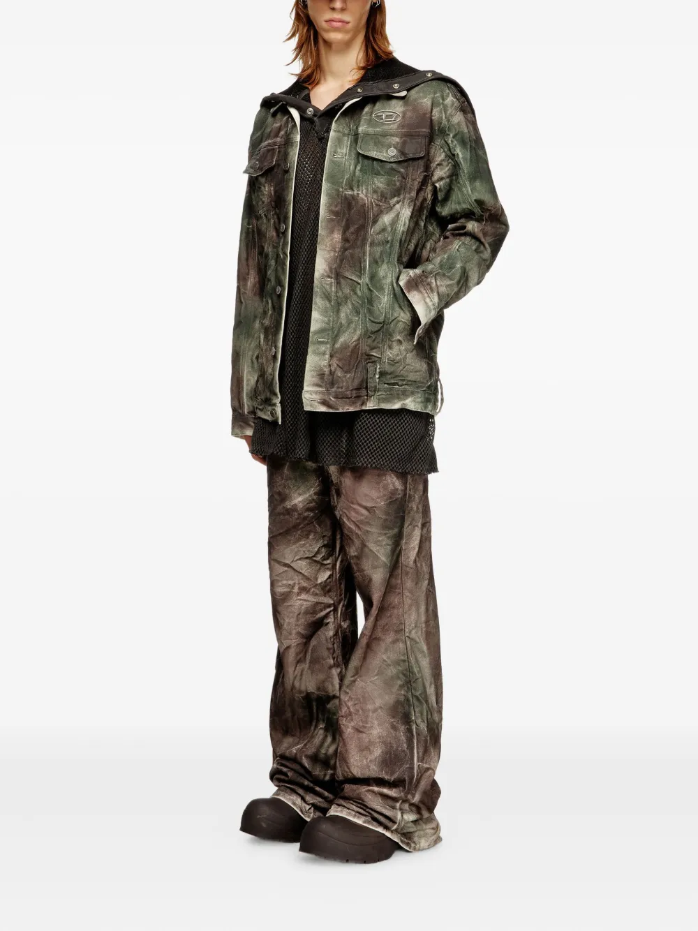 Куртка J-THUG-JKT из коллаборации с Thug Club Diesel, коричневый — фото 2