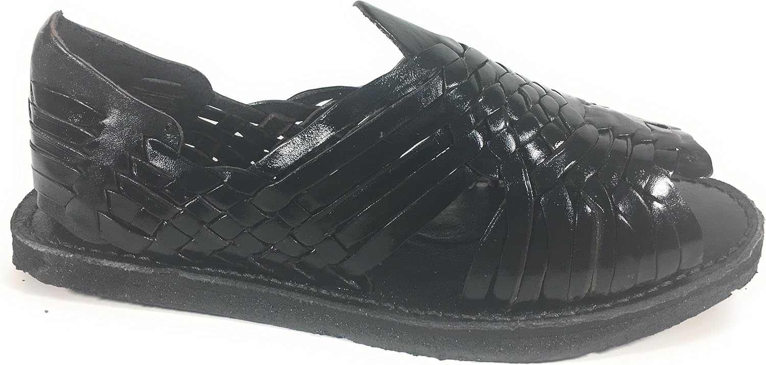 

Мужские аутентичные мексиканские сандалии хуараче EL CHARRO, черный