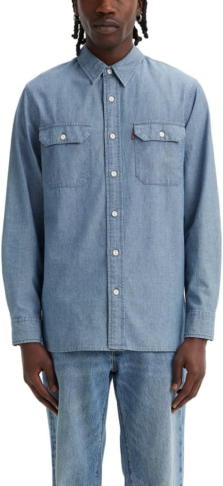 

Мужская классическая рубашка Levi's с длинным рукавом, Billie Light Chambray
