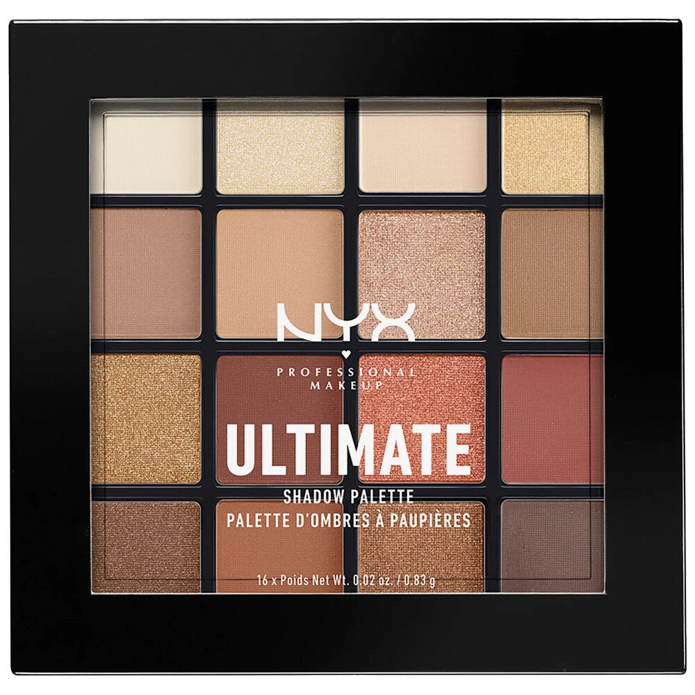 

NYX, Палетка теней для век Ultimate Shadow Warm Neutrals