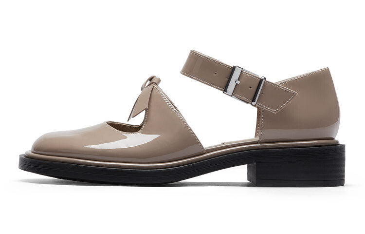 

Туфли Mary Jane женские серо-коричневые Charles&Keith