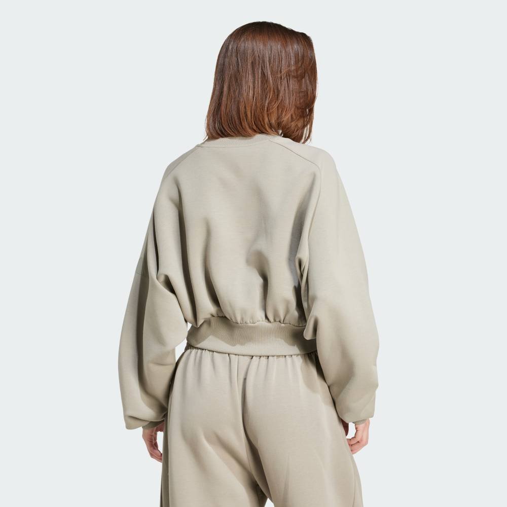 Свободная толстовка Soft Lux Adidas, green — фото 2