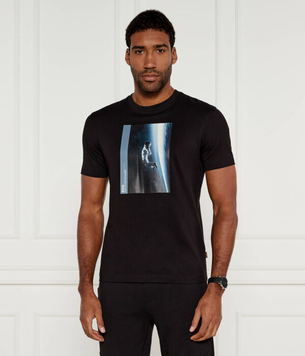 

Футболка минеральная Regular fit Boss Orange, черный