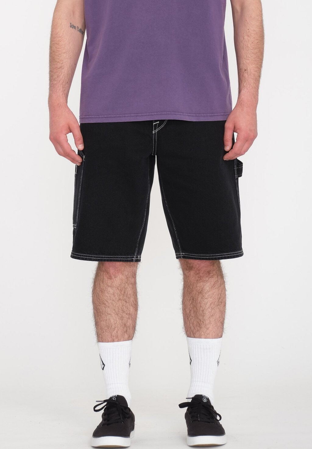 

Джинсовые шорты LABORED UTILITY Volcom, цвет black