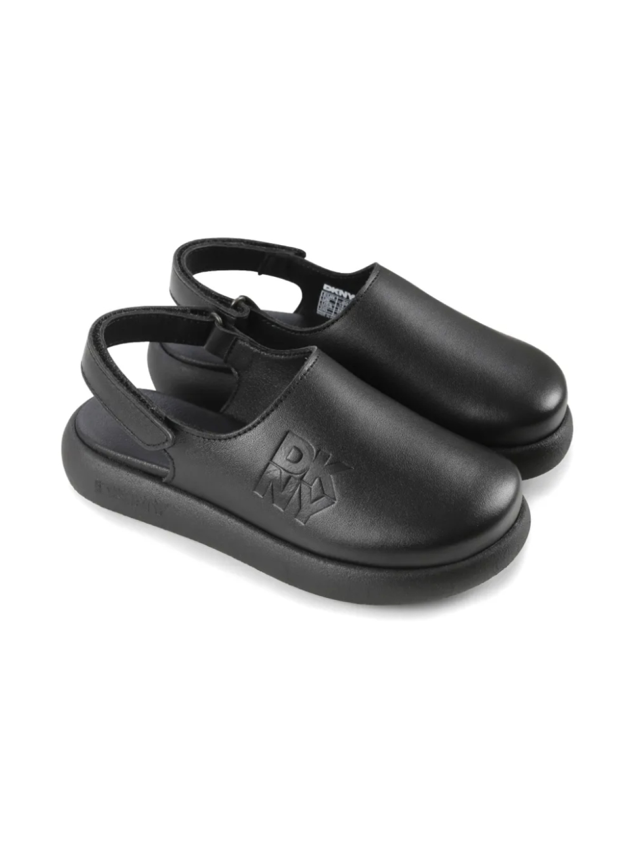 

Тапочки с тисненым логотипом Dkny Kids, черный