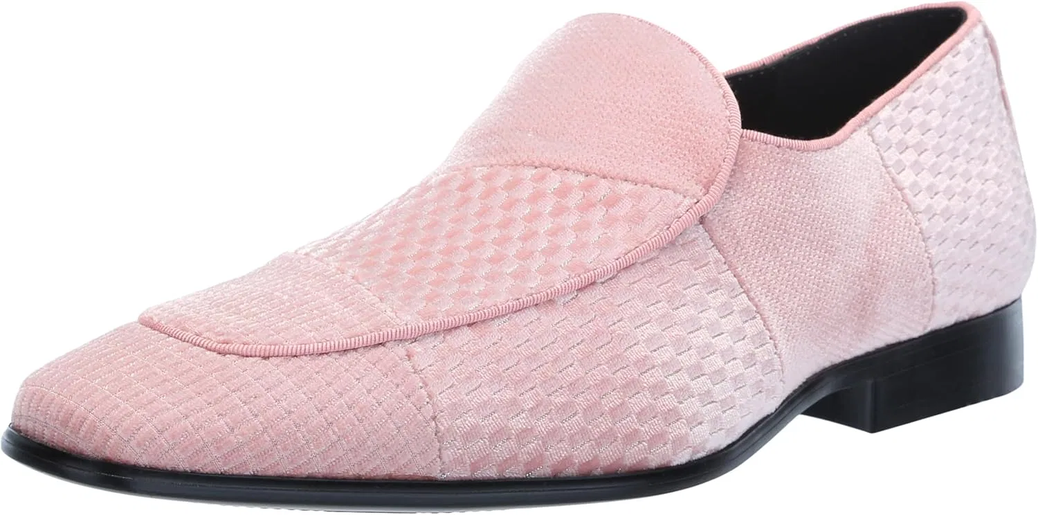 Мужские велюровые слипоны Shapshaw от Stacy Adams, Blush Pink