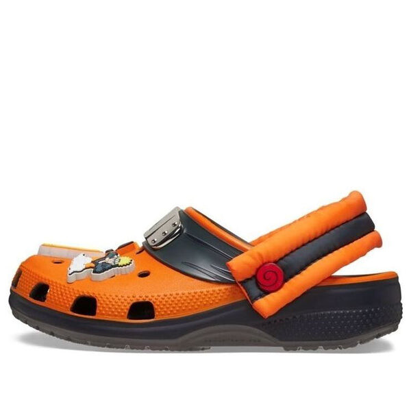 

Кроссовки x naruto classic clogs 'orange black' Crocs, оранжевый