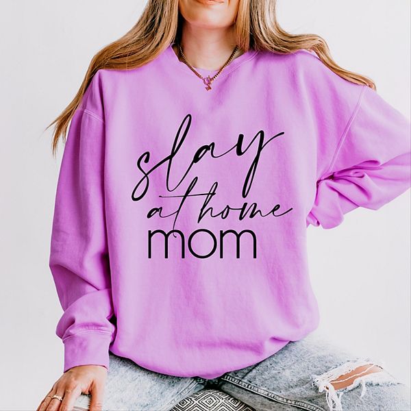 

Легкий свитшот Slay at home mom с эффектом окрашивания Simply Sage Market, Neon Violet, Зеленый, Легкий свитшот Slay at home mom с эффектом окрашивания Simply Sage Market, Neon Violet