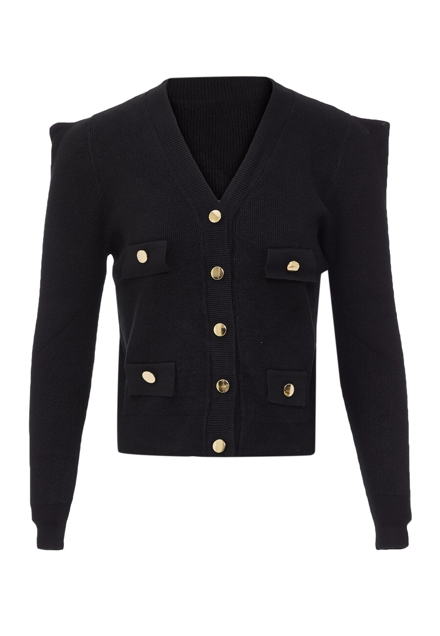 

Вязаный кардиган NALLY Knit Cardigan, черный