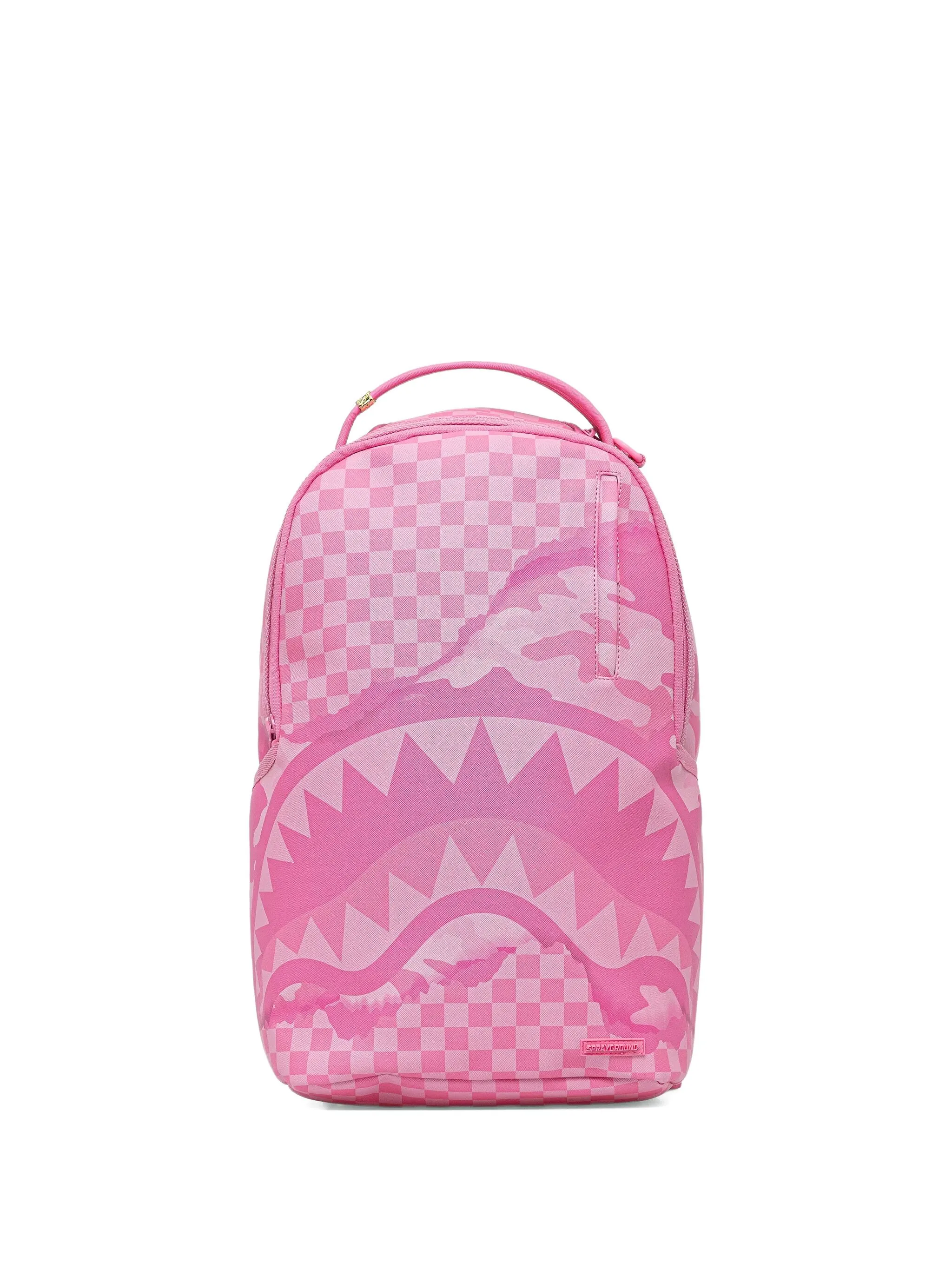 

Рюкзак в клетку Sprayground, розовый