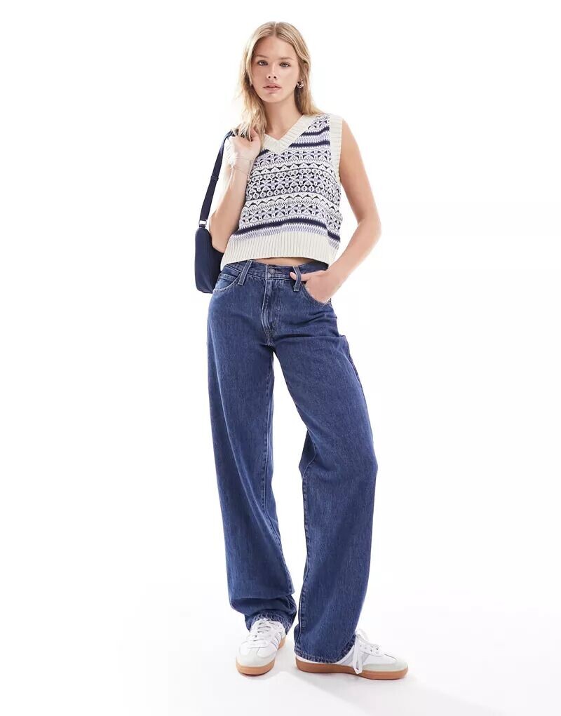 

Широкие джинсы синего цвета Levi's '94