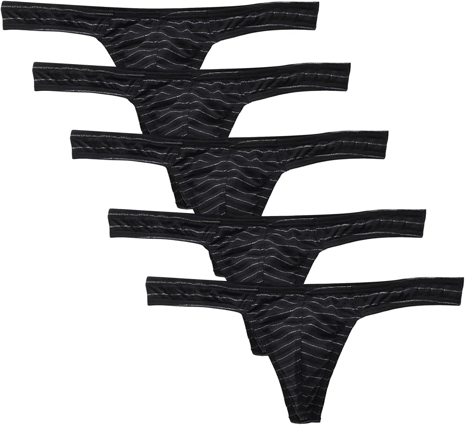 Трусы боксеры мужские Black-5pc