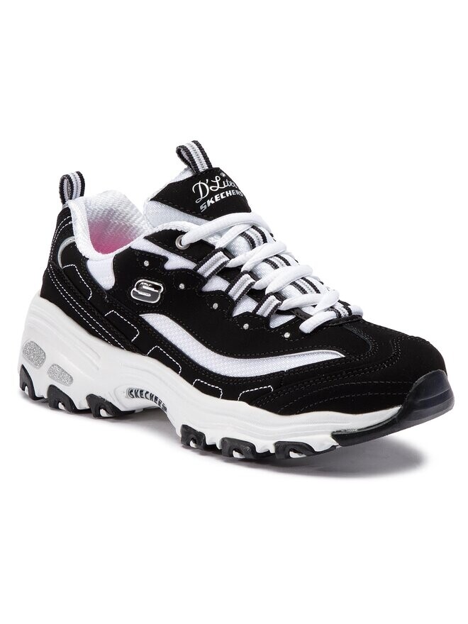 Кроссовки D'lites Biggest Fan Skechers, черный — фото 3