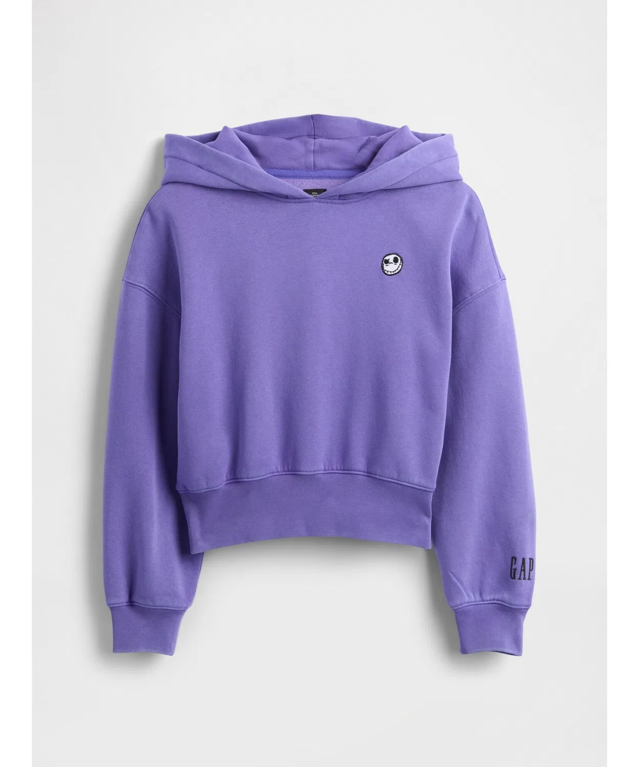 Паркер Nightmare Before Christmas Vintage Soft Cropped, GAP, Kids, фиолетовый — фото 4