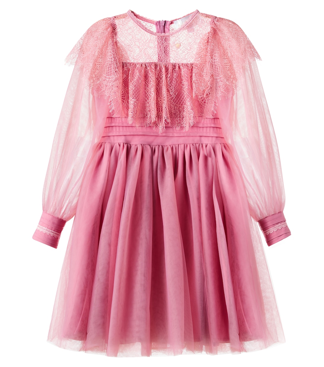 

Платье из тюля с кружевной отделкой Petite Amalie , Berry