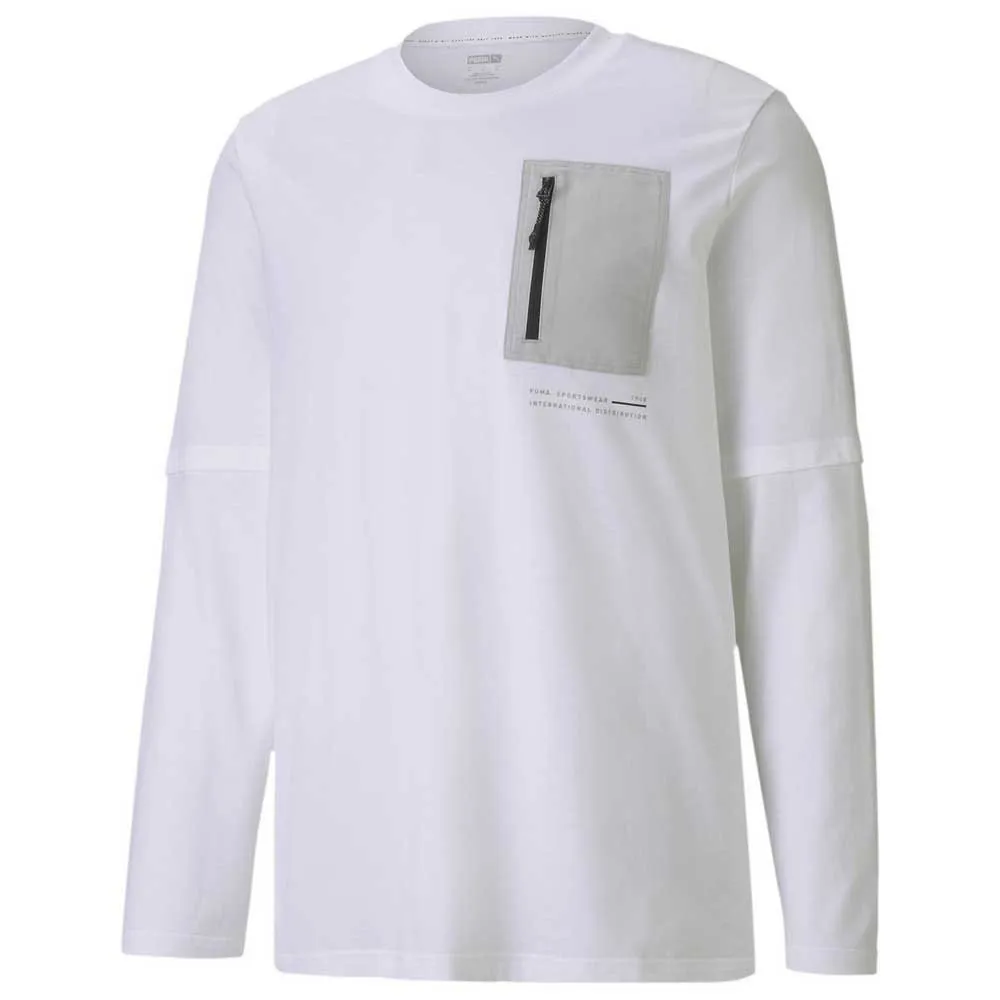 

Лонгслив Puma Interstellar Layered, белый