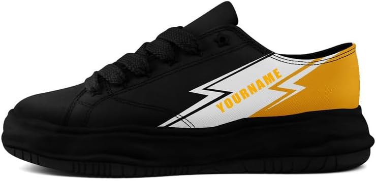 

Кроссовки AWSOLE Custom Platform Canvas для мужчин и женщин, модные низкие повседневные туфли, классические удобные обувь для ходьбы, белый/черный/желтый