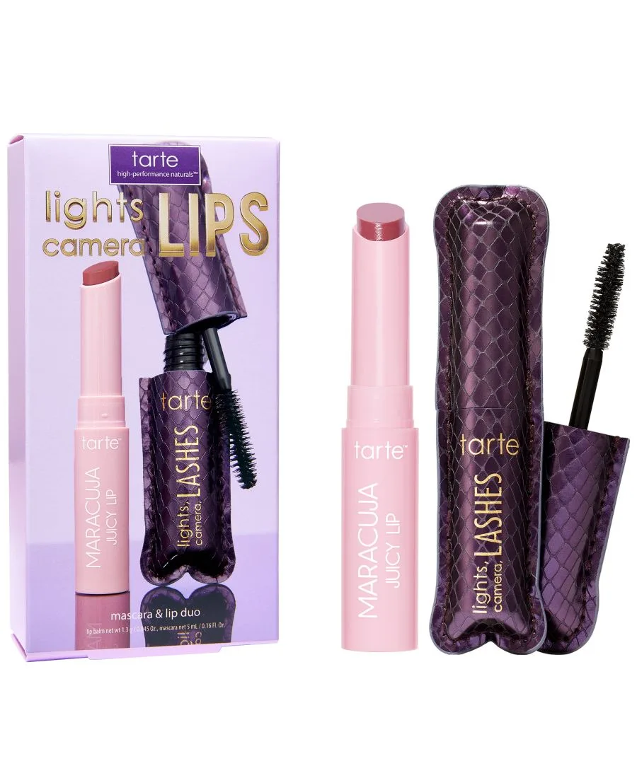 Набор из 2 предметов: тушь для ресниц и бальзам для губ Maracuja Juicy Tarte, Hibiscus