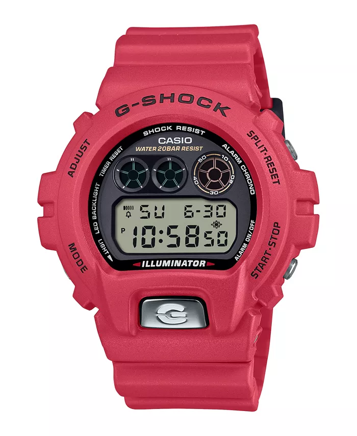 

Мужские японские кварцевые часы с красным корпусом из смолы, 50 мм G-Shock